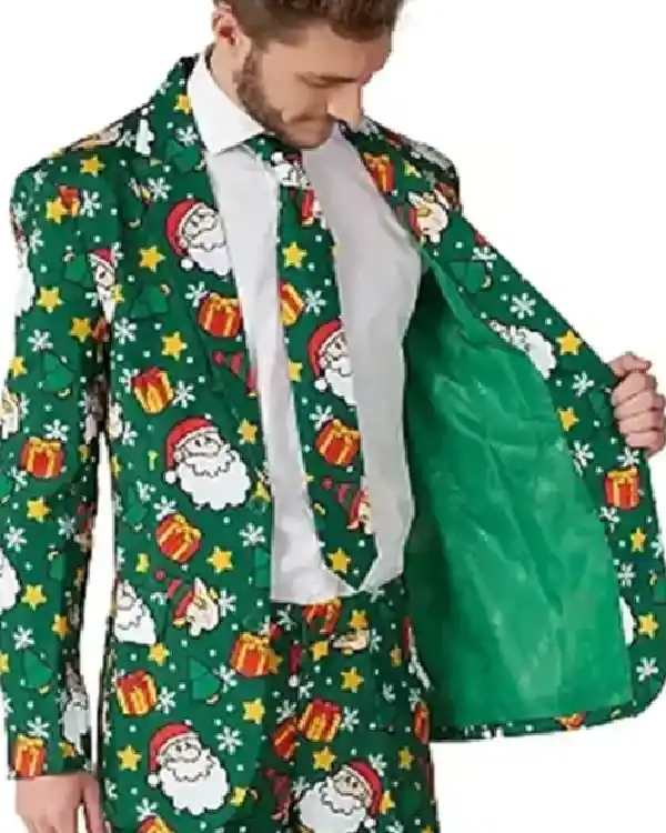 Party Christmas Green Suit