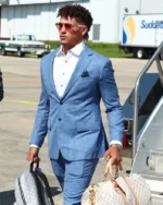 Patrick Mahomes Blue Suit