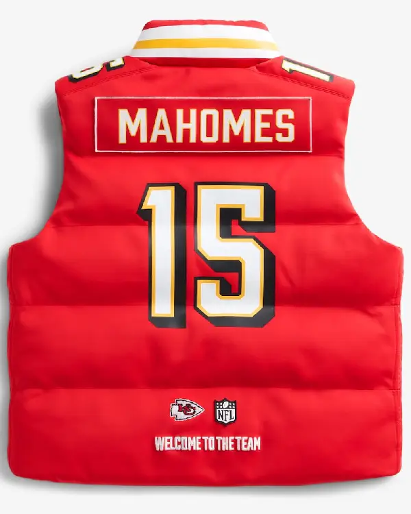 Patrick Mahomes KC Chiefs Off Season Puffer Vest sale