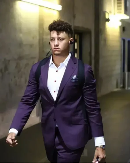 Patrick Mahomes Purple Suit