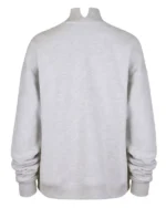 Philadelphia Eagles ’47 Women’s Vantage Mock Neck Pullover Sweatshirt – Heather Gray Back