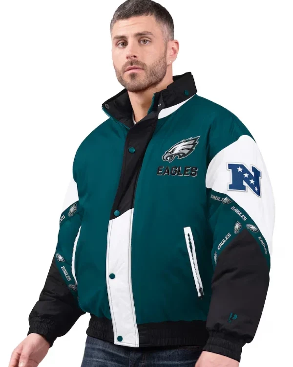 Philadelphia Eagles Pro Player Tape Hooded Jacket