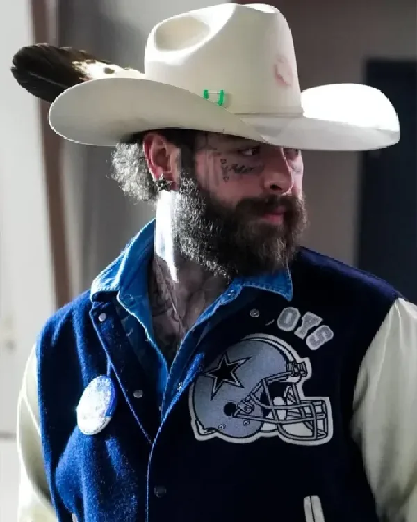 Post Malone Thanksgiving Halftime Show Cowboys Jacket