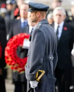 Prince William 2025 National Service Of Remembrance Gold Buttons Epaulettes Military Greatcoat