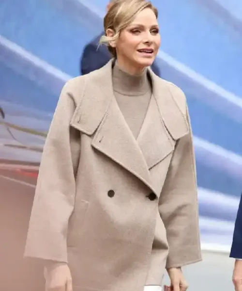 Princess Charlene Red Cross Gifts Distribution Blazer