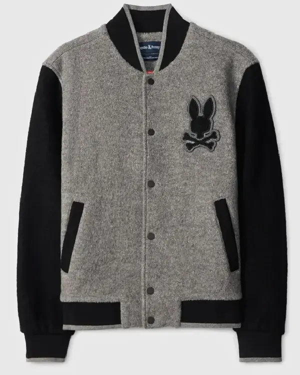 Psycho Bunny Robbin Varsity Bomber Jacket