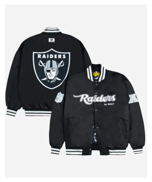 Raiders Golf Wang Satin Bomber Jacket