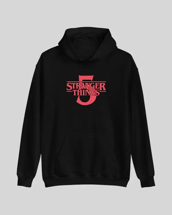 Re-Creation – Unisex Stranger Things S05 One Last Adventure Black Hoodie