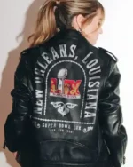 Rebecca Minkoff X Erin Andrews Super Bowl LIX Biker Jacket