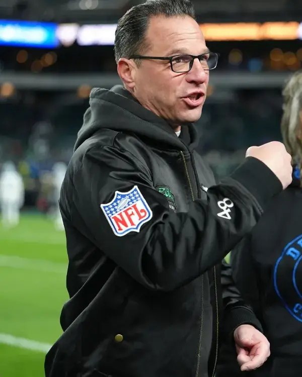 Recreation – Governor of Pennsylvania Josh Shapiro Philadelphia Eagles Black Bomber Jacket
