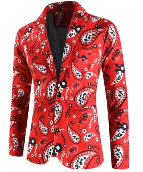 Red Christmas Sport Coat