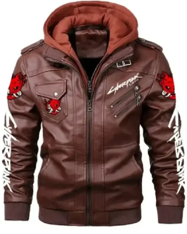 Samurai 2077 Cyberpunk Brown Jacket