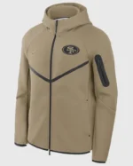 San Francisco 49ers Windrunner Brown Hoodie