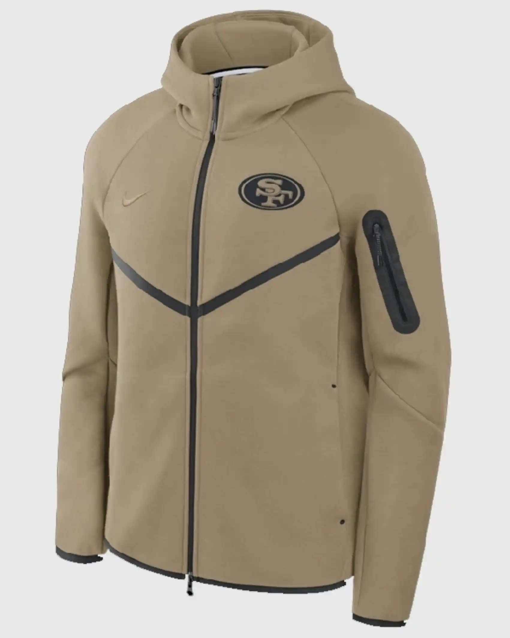 San Francisco 49ers Windrunner Brown Hoodie