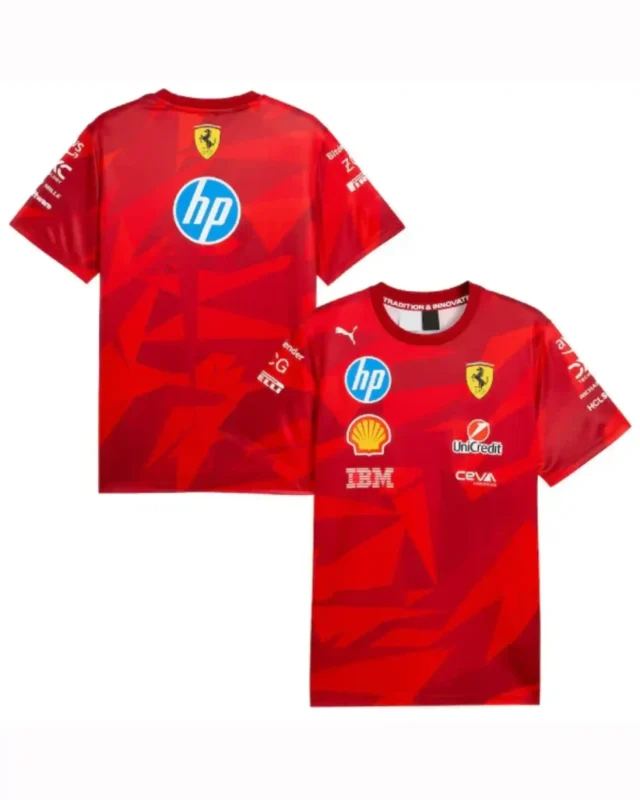 Scuderia Ferrari 2025 Special Edition Las Vegas Race T-Shirt