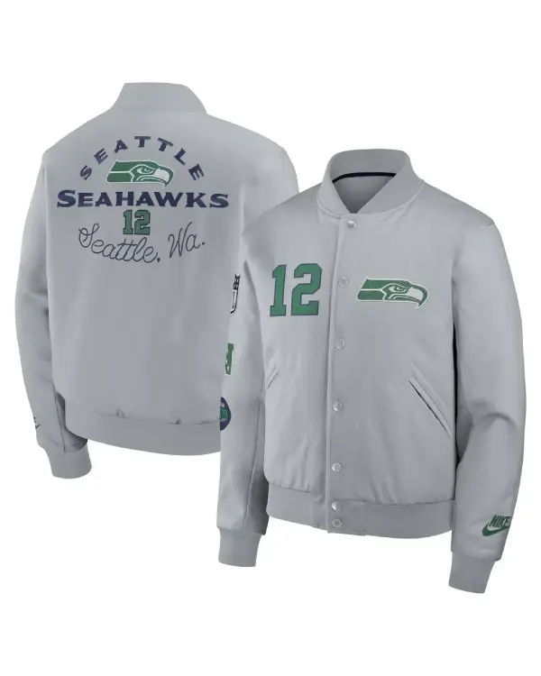 Seattle Seahawks Nike Rivalries Varsity Jacket