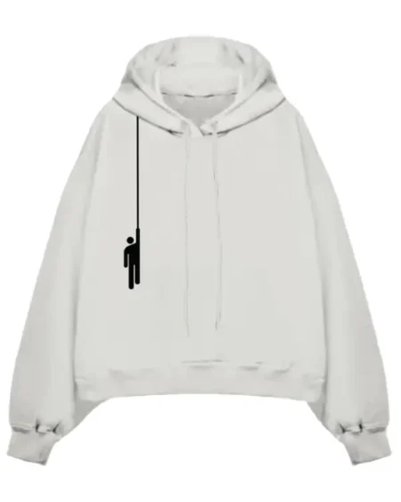 Shop Billie Eilish Black Hanging Blohsh Printed Unisex White Pullover
