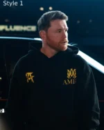 Shop Canelo Álvarez Amiri Black Hoodie Sale Style 1