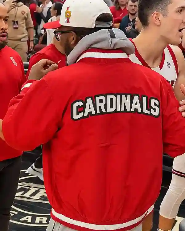 Shop Donovan Mitchell Cardinals Red Jacket Sale Back