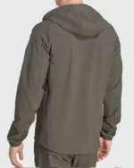 Shop FCM X Adidas Real Madrid 2025 Travel Grey Hooded Jacket for Men and Women Sale