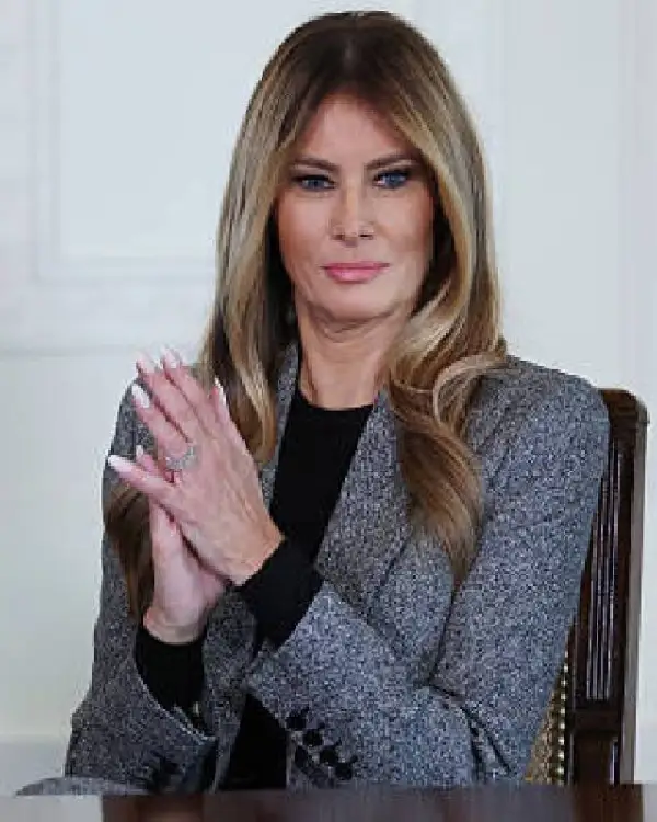 Shop First Lady Melania Trump Grey Blazer Sale