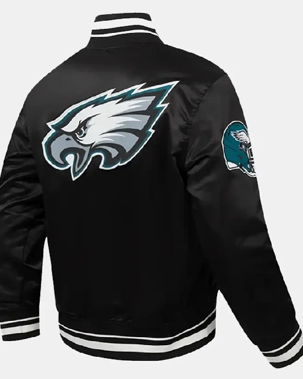 Nick Foles Philadelphia Eagles Black Starter Jacket - Image 5