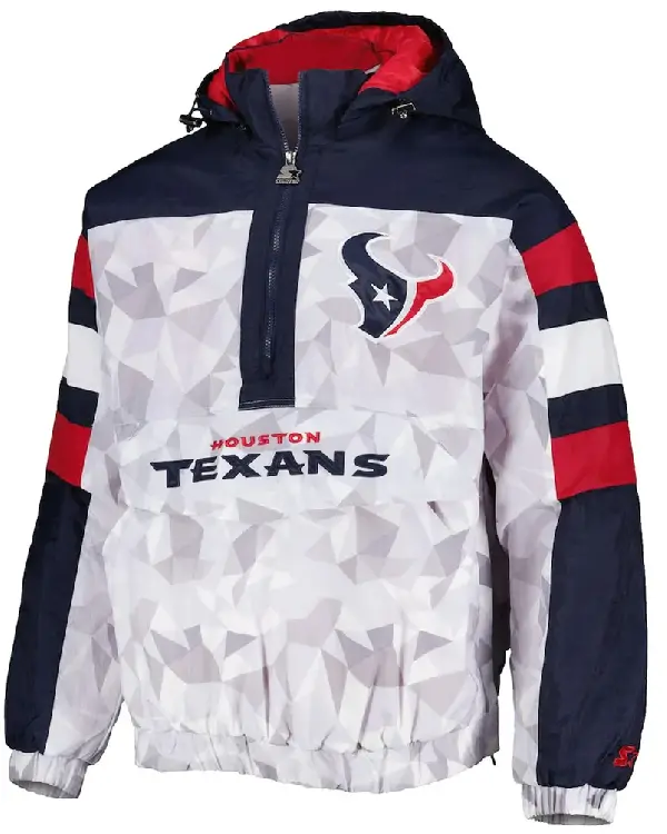 Shop Men's Houston Texans Pullover Starter Jacket