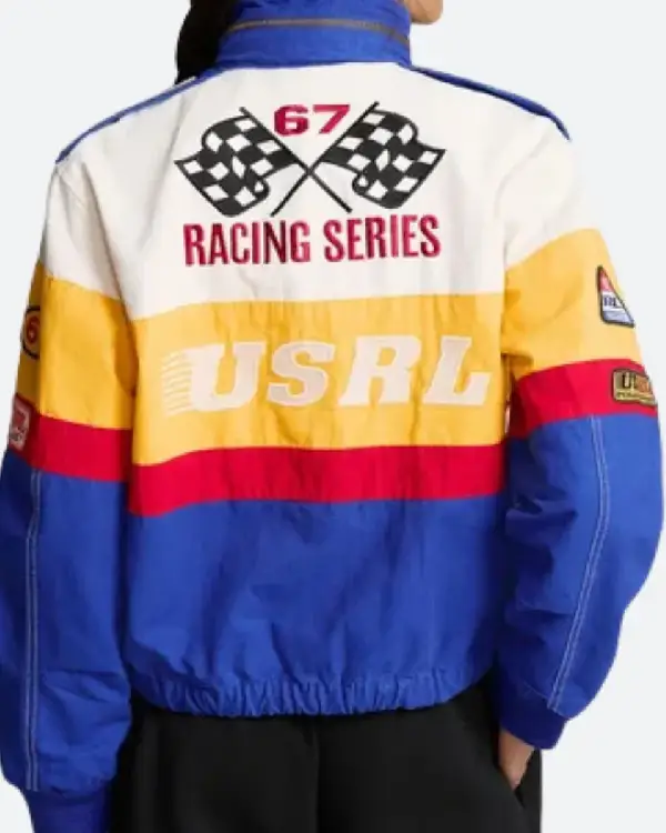 Shop Ralph Lauren Speed Paris USRL Racing Multicolor Bomber Jacket