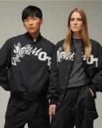 Shop Recreated - Adidas Yohji Yamamoto Y-3 Team Black Bomber Jacket