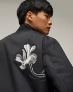 Shop Recreated - Adidas Yohji Yamamoto Y-3 Team Black Bomber Jacket For Sale