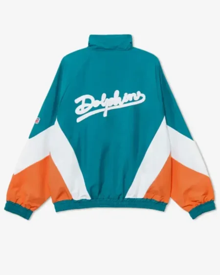 Shop Recreation – 2025 Pompeii x Miami Dolphins Track Jacket Sale Back