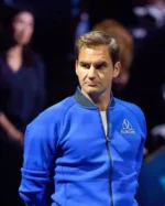 Shop Team Europe Laver Cup Champion Blue Bomber Jacket