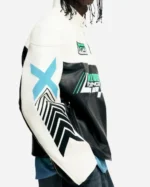 Shop Unisex H&M Regular-Fit Racer Black And White Jacket Sale Site post