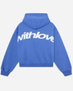 Shop Unisex Scuffers With love Sign Hoodie – For Sale Blue Back