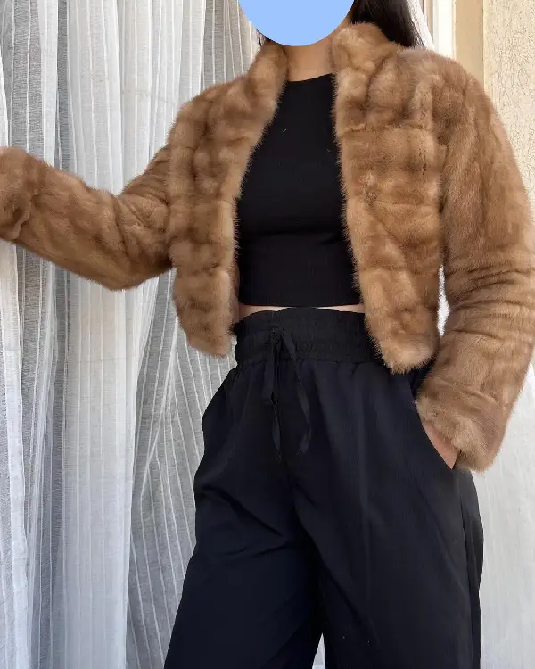 Short Mink Fur Jacket_