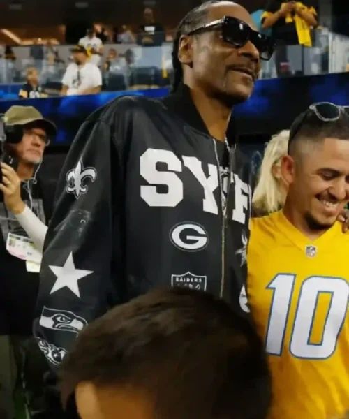 Snoop Dogg Steelers VS Chargers Jacket