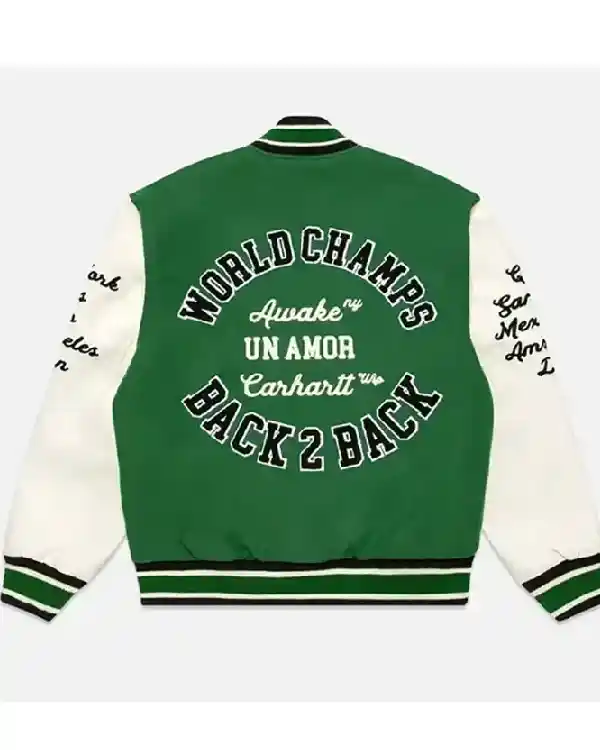 Stand Out in the Carhartt WIP × Awake NY Limited‑Edition Green Varsity Jacket