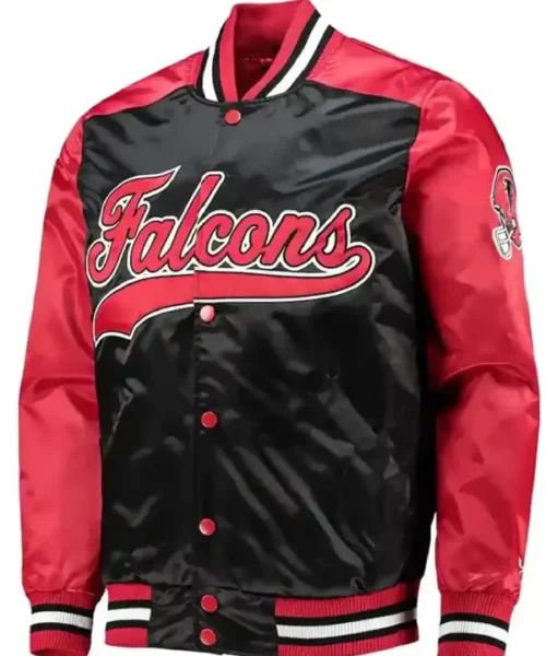 Starter Red and Black Atlanta Falcons Jacket