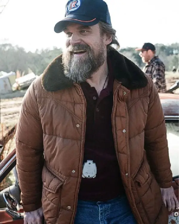 Stranger Things S05 David Harbour Puffer Jacket