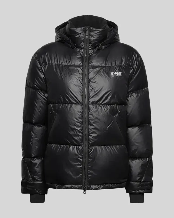 Svea Puffer Black Jacket