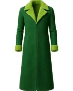 The Grinch Green Suede Coat