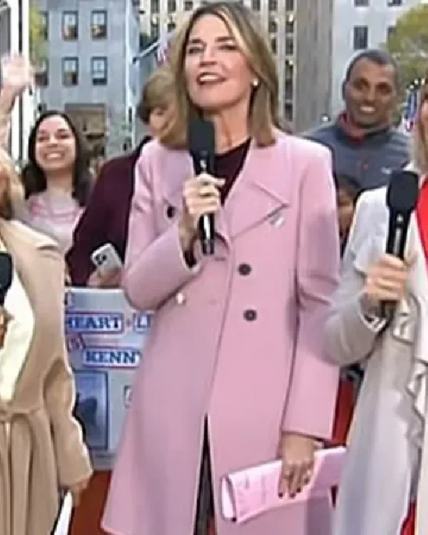 The Today Show 2025 Savannah Guthrie Double Breasted Coat