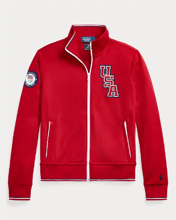 The Today Show Hoda Kotb Team USA Red Track Jacket
