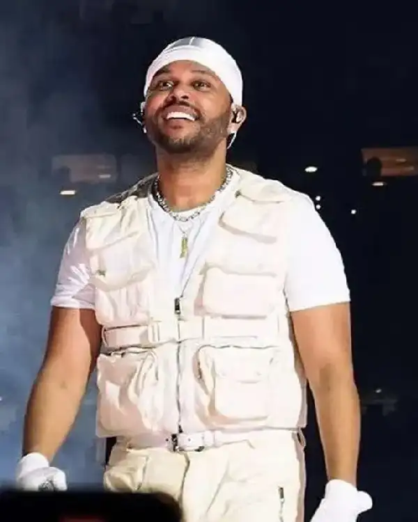 The Weeknd After Hours Til Dawn Tour White Vest