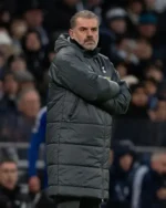 Tottenham VS Leicester City Ange Postecoglou Puffer Coat