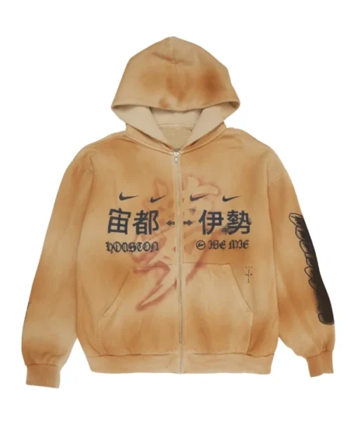 Travis Scott Cactus Jack x Fragment x Nike Houston To Ise Mie Zip Hoodie