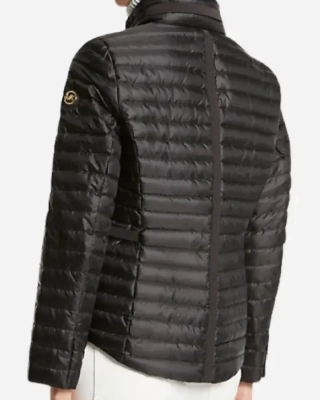 Unisex Michael Kors Quilted Packable Black Puffer Jacket