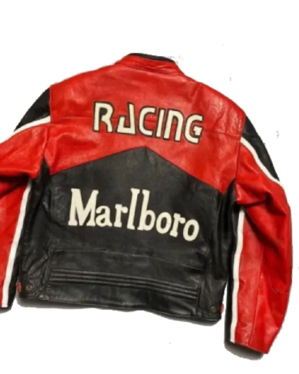 Vintage Marlboro Racing Leather Jacket