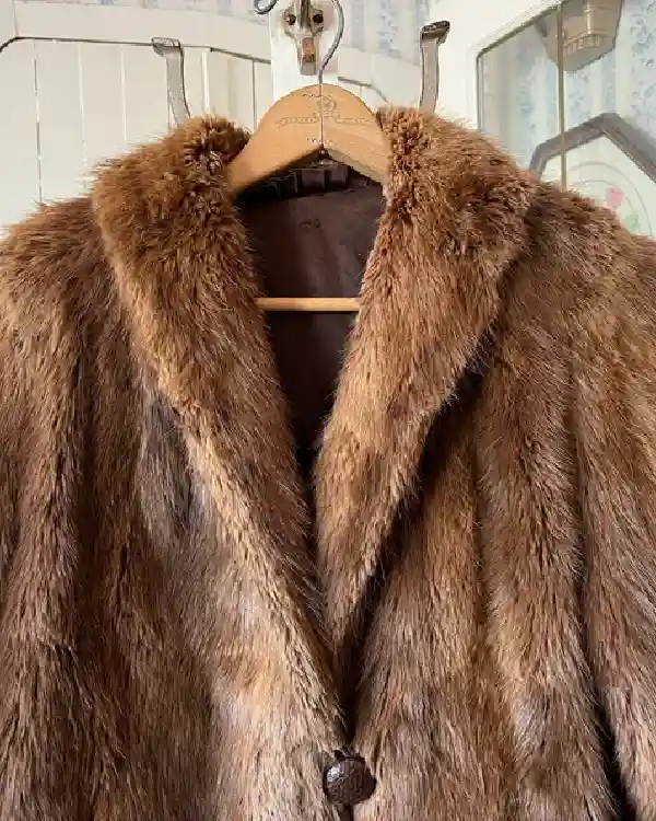 Vintage Mink Fur Brown Fur Jacket ssale