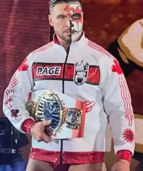 WWE NXT Ethan Page White Jacket